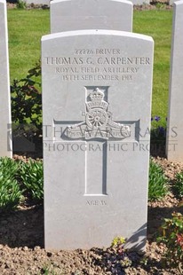MONT HUON MILITARY CEMETERY, LE TREPORT - CARPENTER, THOMAS GEORGE
