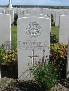 MONT HUON MILITARY CEMETERY, LE TREPORT - CARRADICE, BASIL INGLBY