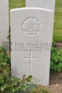 MONT HUON MILITARY CEMETERY, LE TREPORT - COOMBS, ALFRED BAKER