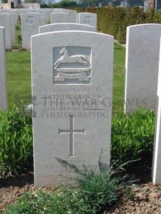 MONT HUON MILITARY CEMETERY, LE TREPORT - CRAVEN, ARTHUR