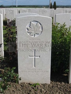MONT HUON MILITARY CEMETERY, LE TREPORT - DAWSON, WALTER