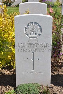 MONT HUON MILITARY CEMETERY, LE TREPORT - DONALDSON, ARCHIBALD CLARK