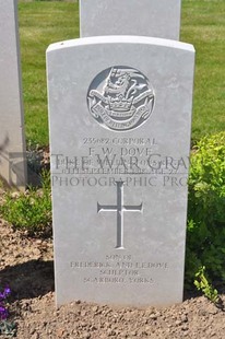 MONT HUON MILITARY CEMETERY, LE TREPORT - DOVE, F W