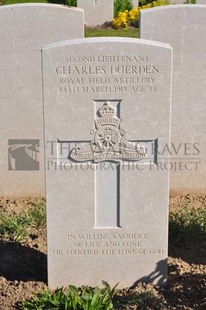 MONT HUON MILITARY CEMETERY, LE TREPORT - DUERDEN, CHARLES
