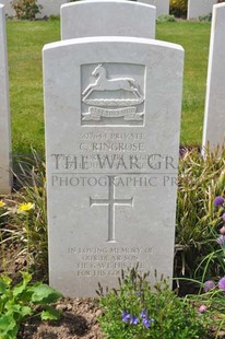MONT HUON MILITARY CEMETERY, LE TREPORT - RINGROSE, CHARLES