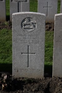 Lijssenthoek Military Cemetery - Adams, Vivian Maunder