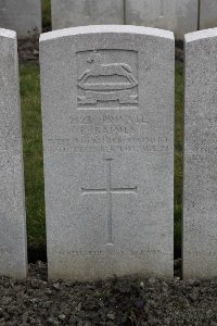 Lijssenthoek Military Cemetery - Baines, Benjamin