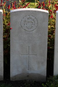 Lijssenthoek Military Cemetery - Bass, W J