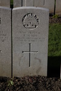 Lijssenthoek Military Cemetery - Blain, Richard