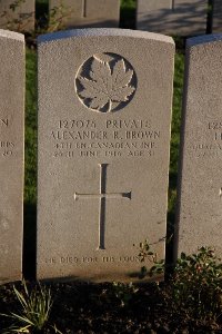 Lijssenthoek Military Cemetery - Brown, Alexander