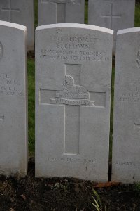 Lijssenthoek Military Cemetery - Brown, B