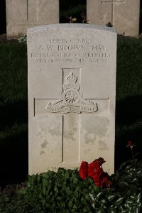 Lijssenthoek Military Cemetery - Brown, George William