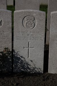 Lijssenthoek Military Cemetery - Brown, Henry