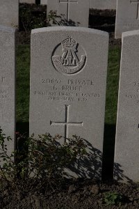 Lijssenthoek Military Cemetery - Bruce, G