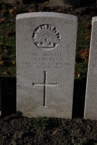 Lijssenthoek Military Cemetery - Burnes, John