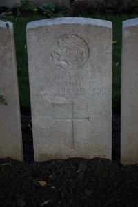 Lijssenthoek Military Cemetery - Butler, Frank Ernest