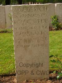 Lijssenthoek Military Cemetery - Diederich, August