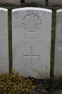 Lijssenthoek Military Cemetery - Dixon, G