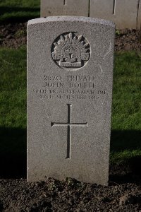 Lijssenthoek Military Cemetery - Dobell, John