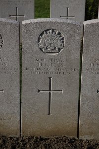 Lijssenthoek Military Cemetery - Ellis, Hubert George