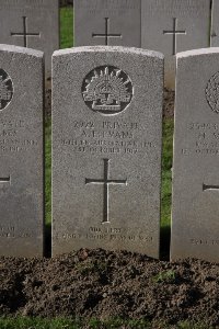 Lijssenthoek Military Cemetery - Evans, Albert Edwin