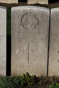 Lijssenthoek Military Cemetery - Gass, Hugh Gordon