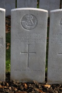Lijssenthoek Military Cemetery - Gawthorpe, Francis Cecil