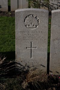 Lijssenthoek Military Cemetery - Glass, Alexander James