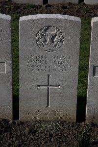 Lijssenthoek Military Cemetery - Gordon, Samuel