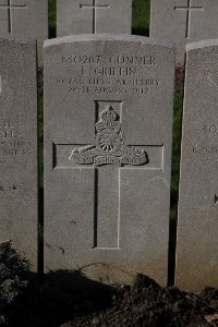 Lijssenthoek Military Cemetery - Griffin, E