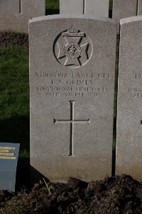 Lijssenthoek Military Cemetery - Grimes, E S