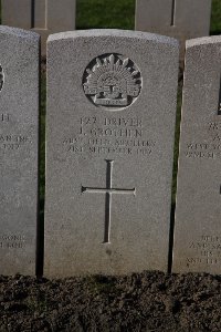 Lijssenthoek Military Cemetery - Grothen, John