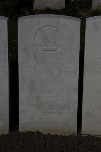 Lijssenthoek Military Cemetery - Hackett, Richard Bevan Stewart