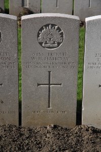 Lijssenthoek Military Cemetery - Halliday, William Herbert
