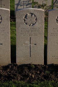 Lijssenthoek Military Cemetery - Hamilton, Frederick George