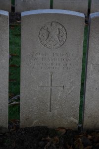 Lijssenthoek Military Cemetery - Hamilton, W