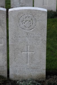Lijssenthoek Military Cemetery - Hammond, Arthur Reginald