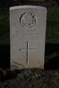 Lijssenthoek Military Cemetery - Hammond, J C