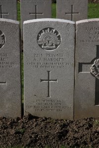 Lijssenthoek Military Cemetery - Handley, Albert James