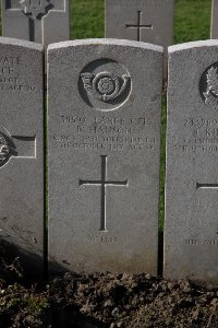 Lijssenthoek Military Cemetery - Hanson, Benjamin