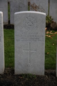 Lijssenthoek Military Cemetery - Hanson, William James