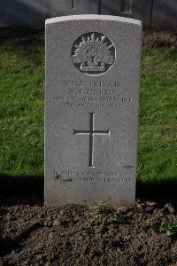Lijssenthoek Military Cemetery - Harris, Norman Page