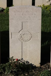 Lijssenthoek Military Cemetery - Hayward, Lionel Balmer