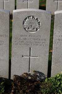 Lijssenthoek Military Cemetery - Henderson, William George Moss