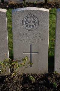 Lijssenthoek Military Cemetery - Hodgson, A