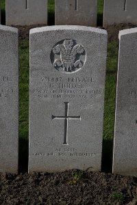 Lijssenthoek Military Cemetery - Holder, G