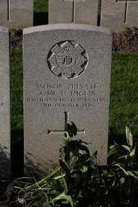 Lijssenthoek Military Cemetery - Inglis, J. McD.