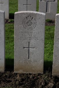 Lijssenthoek Military Cemetery - Inman, J T