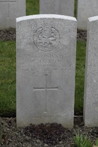 Lijssenthoek Military Cemetery - Jackson, Willie