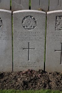 Lijssenthoek Military Cemetery - James, William Maurice